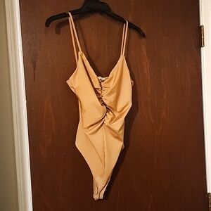 H&M tan bodysuit